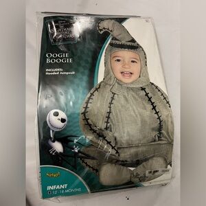Beige Hooded Jumpsuit baby oogie boogie Costume